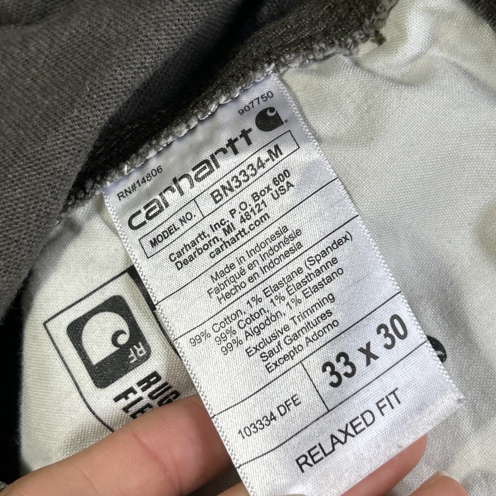 Y2K 2000s Carhartt Double Knee Beyond Baggy Jeans 33x30 Hamilton Wide Loose 3334 - Picture 5 of 16